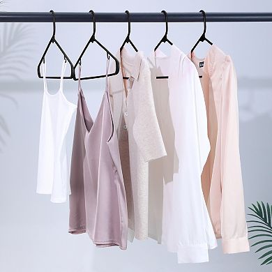 20 Pcs Pants Hanger, Plastic Space Saving Clothes Hanger for Closet, Pants, Clothing, Coats, Shirts