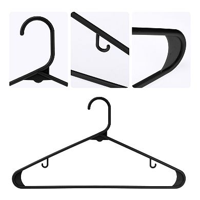 20 Pcs Pants Hanger, Plastic Space Saving Clothes Hanger for Closet, Pants, Clothing, Coats, Shirts