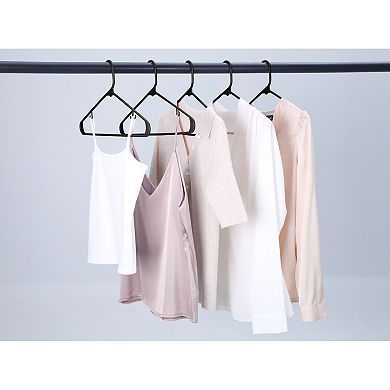 20 Pcs Pants Hanger, Plastic Space Saving Clothes Hanger for Closet, Pants, Clothing, Coats, Shirts