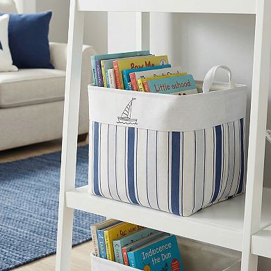 Storage Cube Fabric Storage Bin for Shelves Closet 2 Packs Drawstring Storage Basket for Organizing