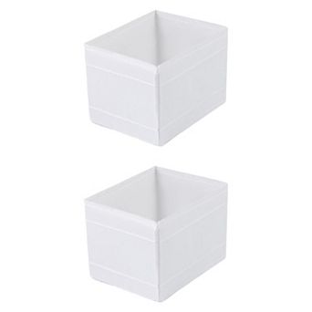 Storage Cube, Fabric Storage Bin for Shelves Closet, 2 Packs Collapsible Storage Basket with Zipper