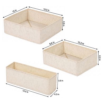 Storage Cube, Fabric Collapsible Storage Basket for Organizing Clothes Socks 6 Pcs