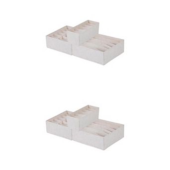 Storage Cube, Fabric Collapsible Storage Basket for Organizing Clothes Socks 6 pc