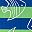Blue Green Mint Green