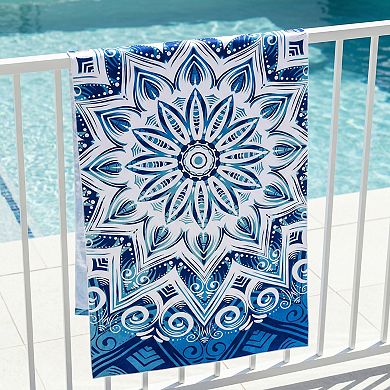 Cartoon Pattern Oversized Sand Free Quick Dry Beach Towel 2 Packs 71" x 35"/63" x 31"