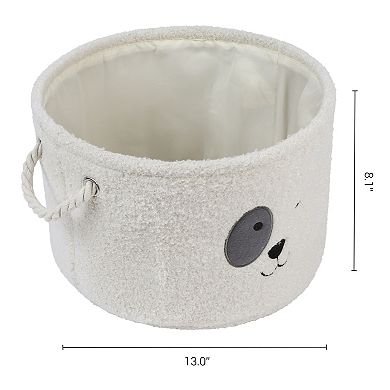 Set of 6 Cotton Self-supporting Storage Cube, Storage Bin with Handles, Storage Basket 13x8.1in