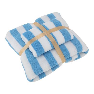 Stripes Bath Towel 1 Set/2Pcs