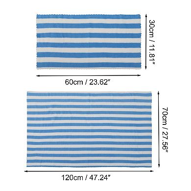 Stripes Bath Towel 1 Set/2Pcs