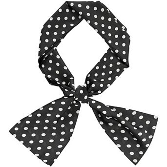 Women's Retro Polka Dots Skinny Scarf Neck Scarves Wrap