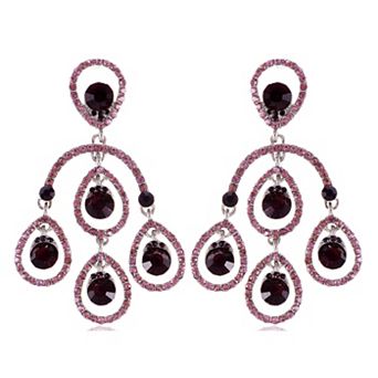 Women's Element Chandelier Peacock Dangle Earrings