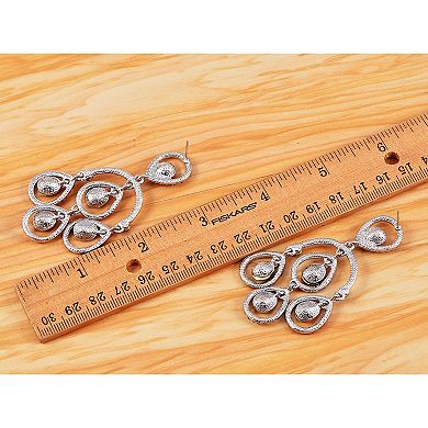 Women's Element Chandelier Peacock Dangle Earrings