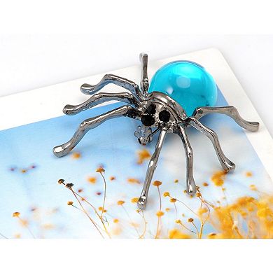 Women's Gun Fat Beaded Body Tarantula Spider Pin Brooch