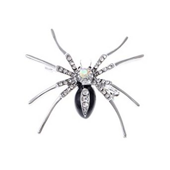Women's Enamel Spider Jewelry Pin Brooch