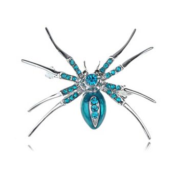 Women's Enamel Spider Jewelry Pin Brooch