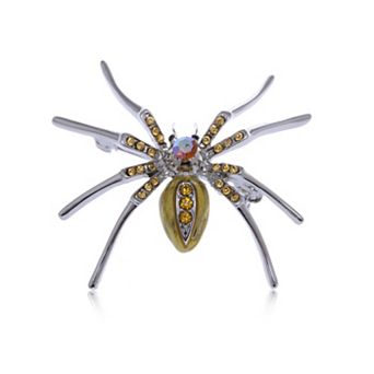 Women's Enamel Spider Jewelry Pin Brooch