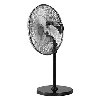 Industrial Pedestal Fan, 20 Inch 90-Degree Oscillating Fan, High Power Fans for Warehouse, Garage