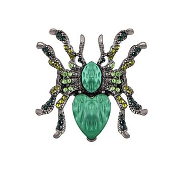 Women's Heart Spider Tarantula Ring
