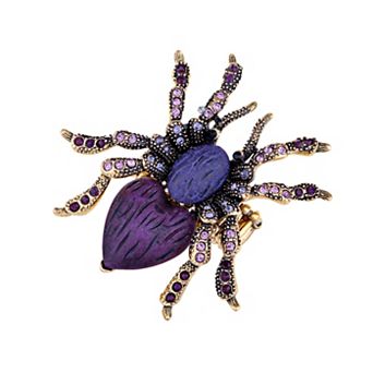 Women's Heart Spider Tarantula Ring