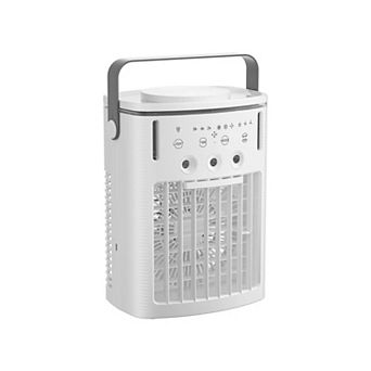 Portable Air Conditioner, 1L Water Tank, 4-in-1 Evaporative Air Cooler with Remote Control