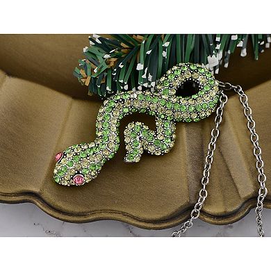 Women's Snake Accents Day In Jungle Beauty Champ Necklace