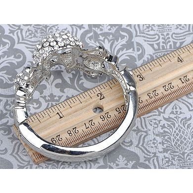Women's Skull Crossbone Cuff Bangle Bracelet