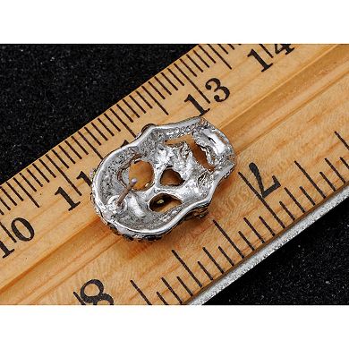 Women's Cutout Scary Skull Head Stud Earrings