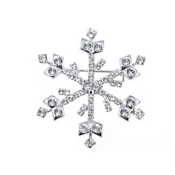 Women's Shine Winter Snowflake Brooch Pin