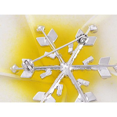 Women's Shine Winter Snowflake Brooch Pin