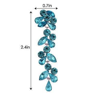 Women's Drop Leaf Earrings Wedding Special Occasion Bridal