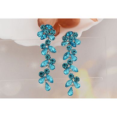 Women's Drop Leaf Earrings Wedding Special Occasion Bridal