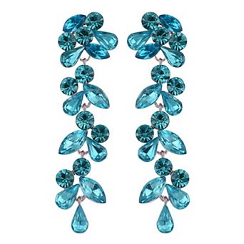 Women's Drop Leaf Earrings Wedding Special Occasion Bridal