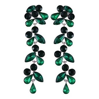 Women's Drop Leaf Earrings Wedding Special Occasion Bridal