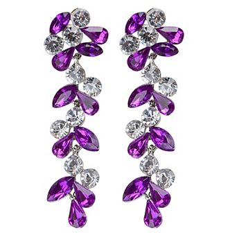 Women's Drop Leaf Earrings Wedding Special Occasion Bridal