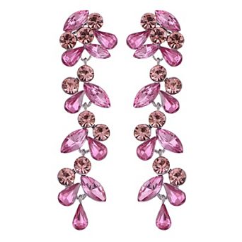 Women's Drop Leaf Earrings Wedding Special Occasion Bridal