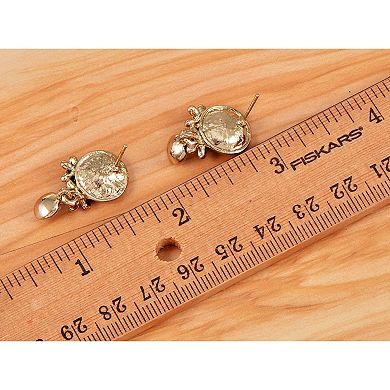 Women's Enamel Flowers Stud Earrings