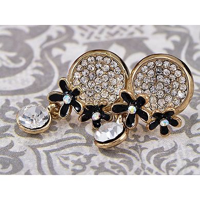 Women's Enamel Flowers Stud Earrings