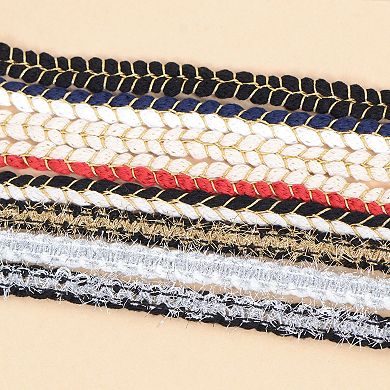 Sewing Braid Trim, 11 Yards 0.6 Inch Twisted Cord Trim, Handmade DIY Craft Embellishment
