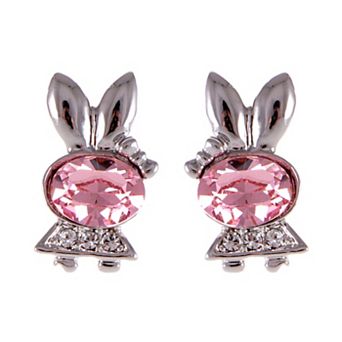Women's Element Flower Leaf Swirl Stud Earrings