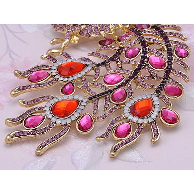 Women's Shine Peacock Bird Animal Brooch Pins