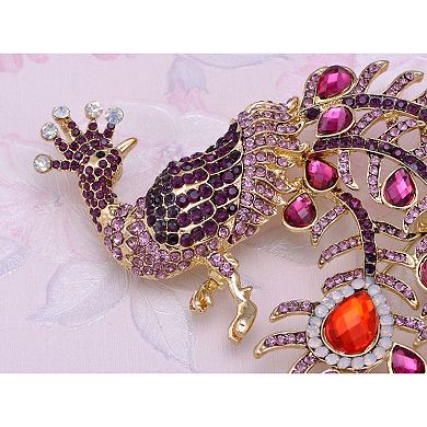 Women's Shine Peacock Bird Animal Brooch Pins