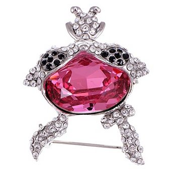 Women's Elements Fuchsia Bunny Brooch