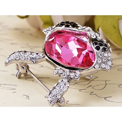 Women's Elements Fuchsia Bunny Brooch