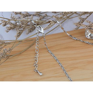 Women's Element Prismatic Bejewel Charm Earring Necklace Set