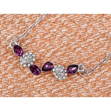 Women's Amethyst Elements Drops Through The Years Necklace