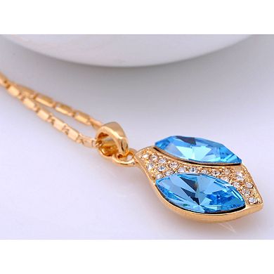 Women's Elements Aquamarine Bow Necklace