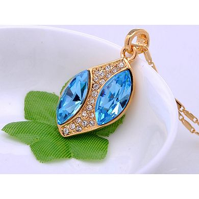 Women's Elements Aquamarine Bow Necklace
