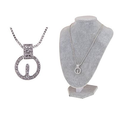 Women's Silver Elements Hydrogen Atom Esque Necklace