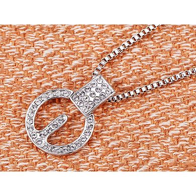 Women's Silver Elements Hydrogen Atom Esque Necklace
