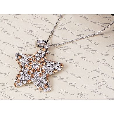 Women's Light Peach Silver Elements Starfish Necklace