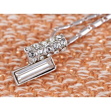 Women's Elements Silver Two Bars Esque Necklace